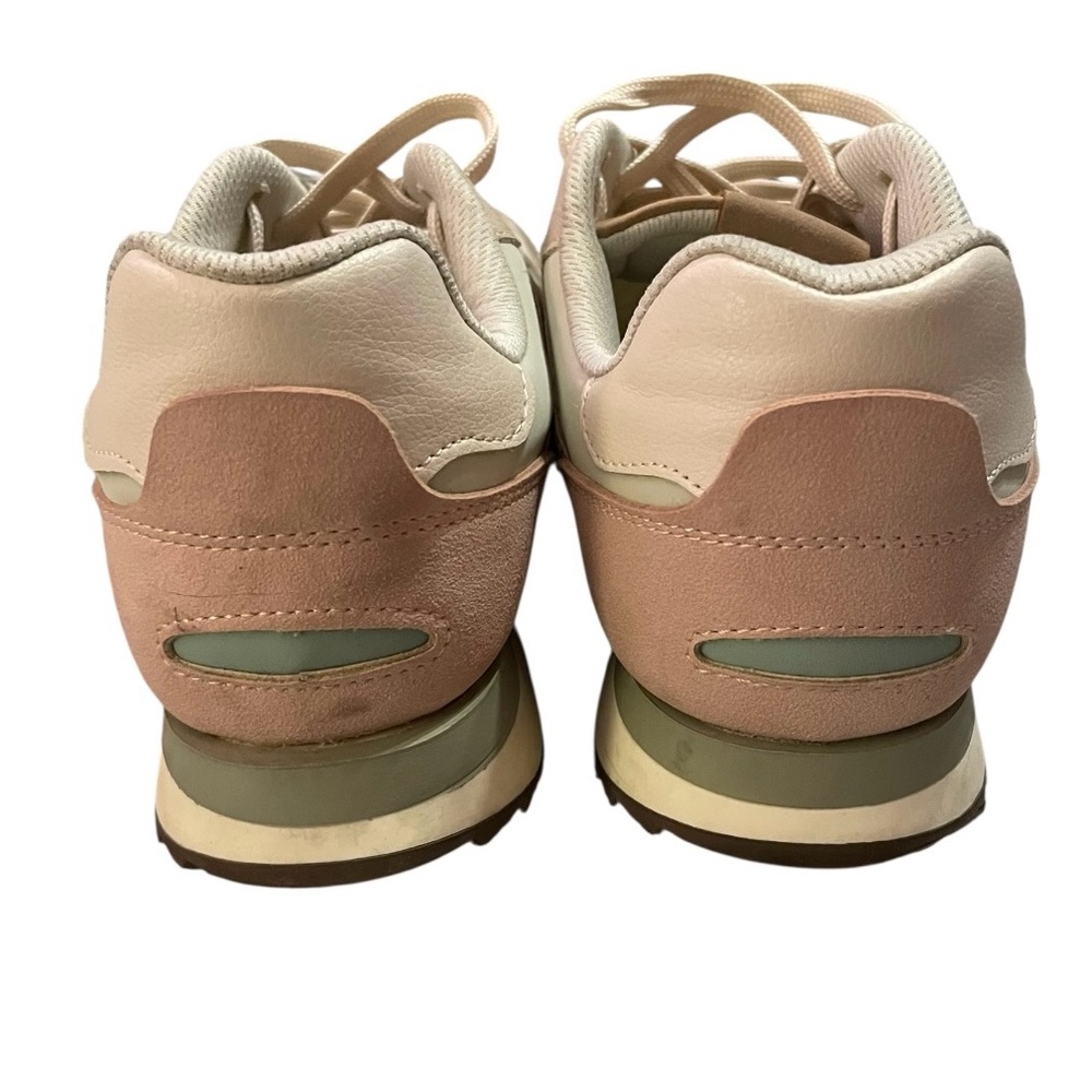 Zara Cream and Tan Women's Sneakers - Picture 4 of 8